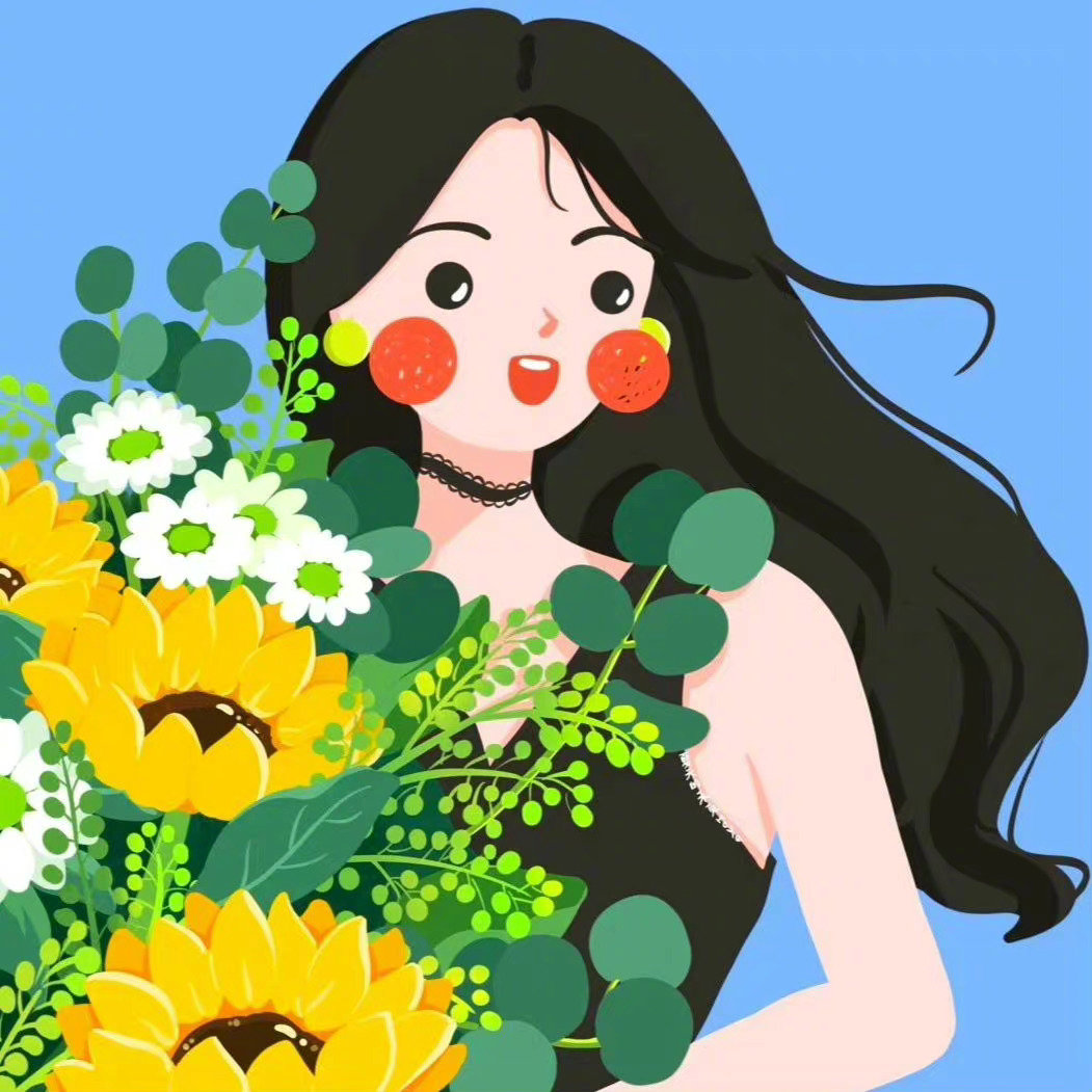哇花与少女网上这组图非常适合夏天做头像了收了