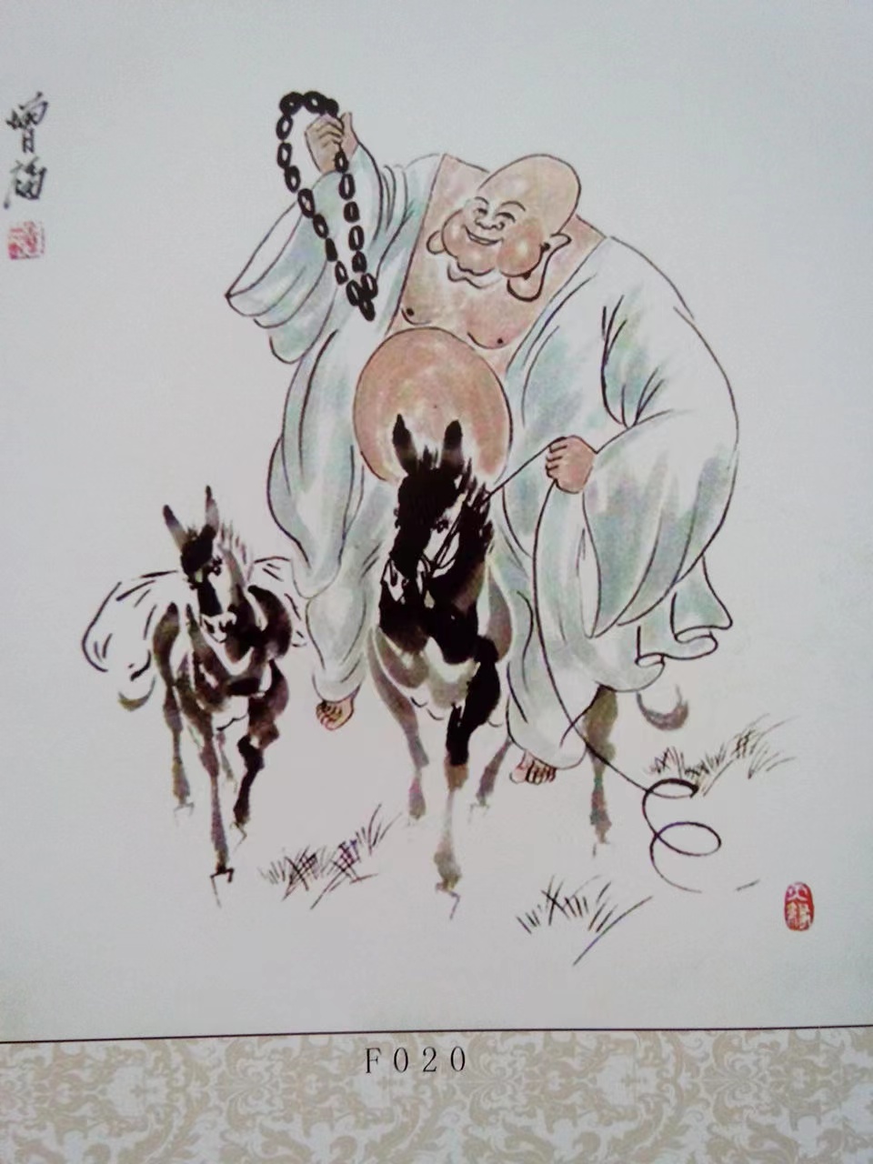 马增福笔下的作品,在一个个由他设定的画面中,自由自在地享受各自的