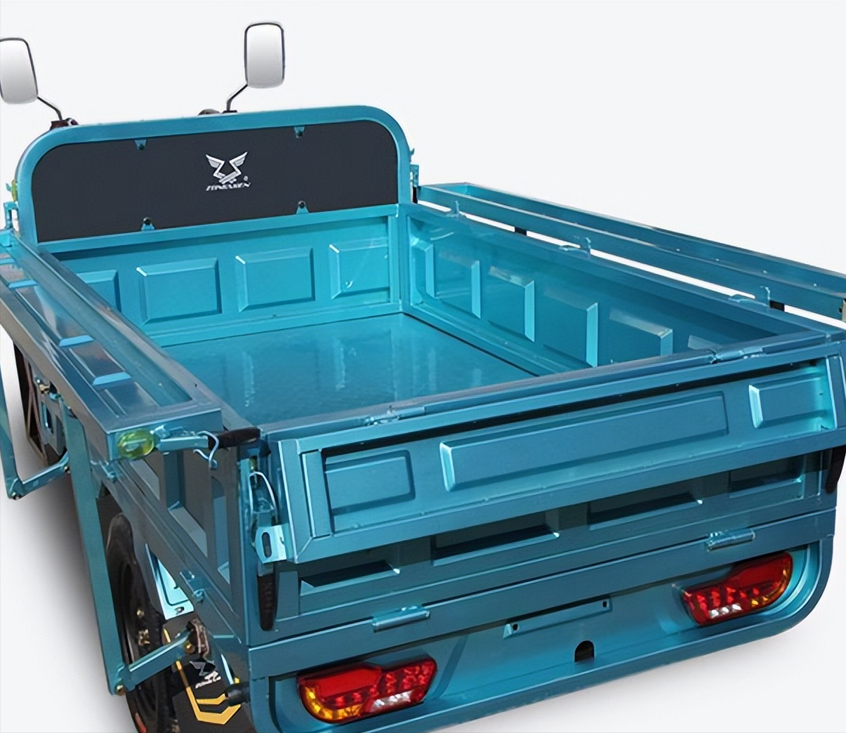 宗申推出拉货摆摊的电动三轮车双层可折叠车厢载重1500斤