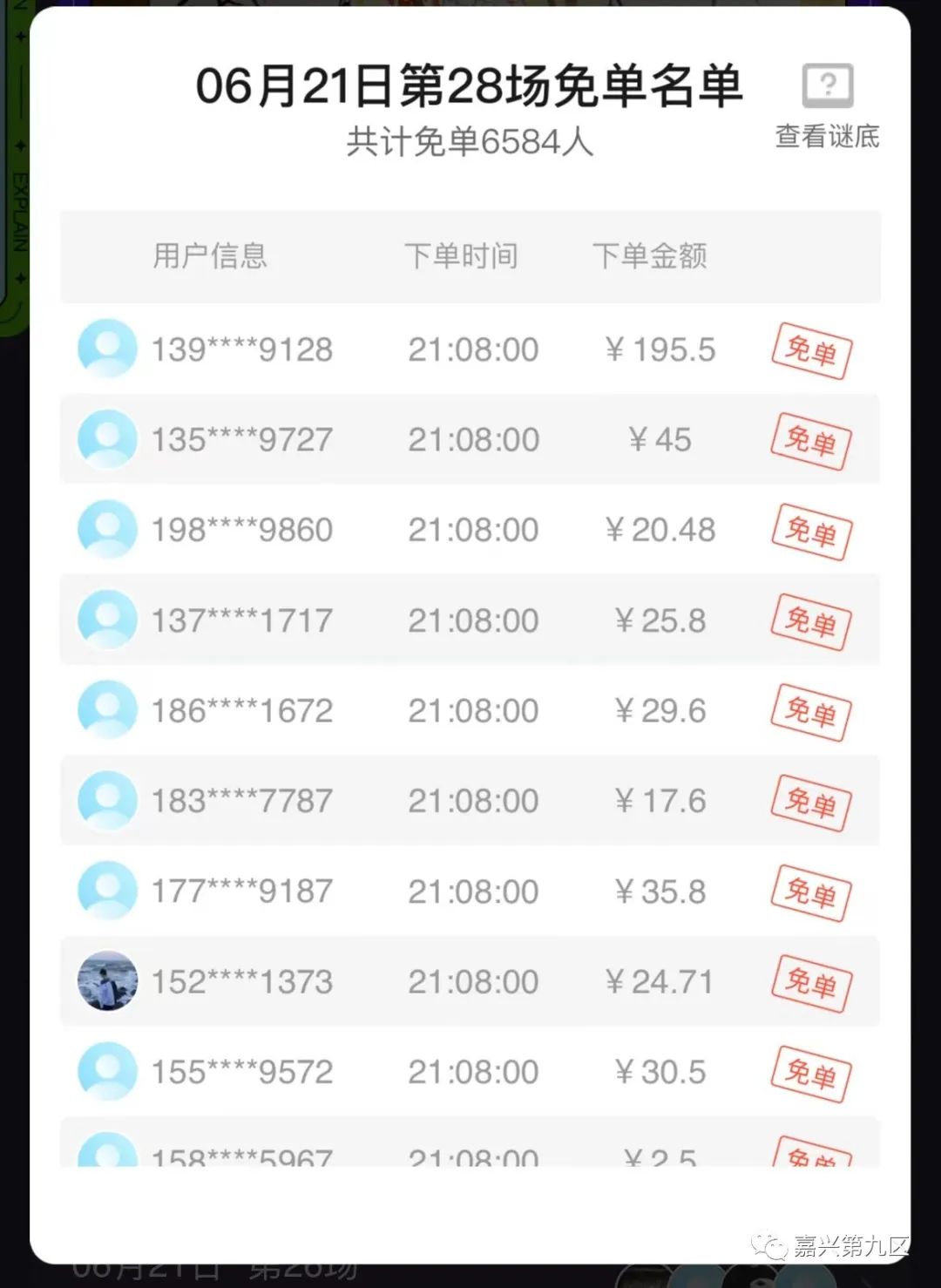 嘉兴有人点外卖免单100多？饿了么终于出攻略了，今天3个时间点奶茶免费！休闲区蓝鸢梦想 - Www.slyday.coM