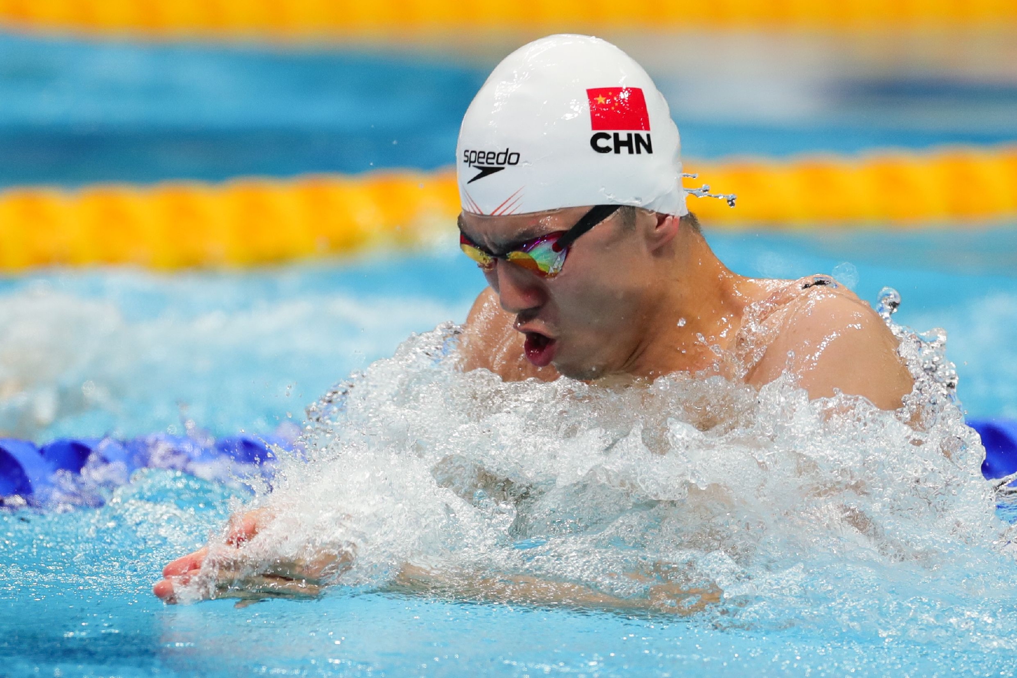 游泳世锦赛闫子贝获男子50米蛙泳第七名