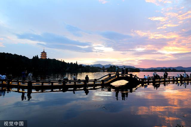 杭州 雨后西湖现 雷峰夕照 景观 杭州市 新浪财经 新浪网