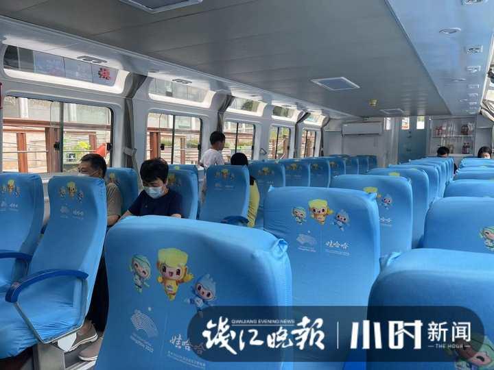 “亚运”版水上巴士今起上线，乘客中一大半特意来打卡：3元票价赏一路风景，值休闲区蓝鸢梦想 - Www.slyday.coM