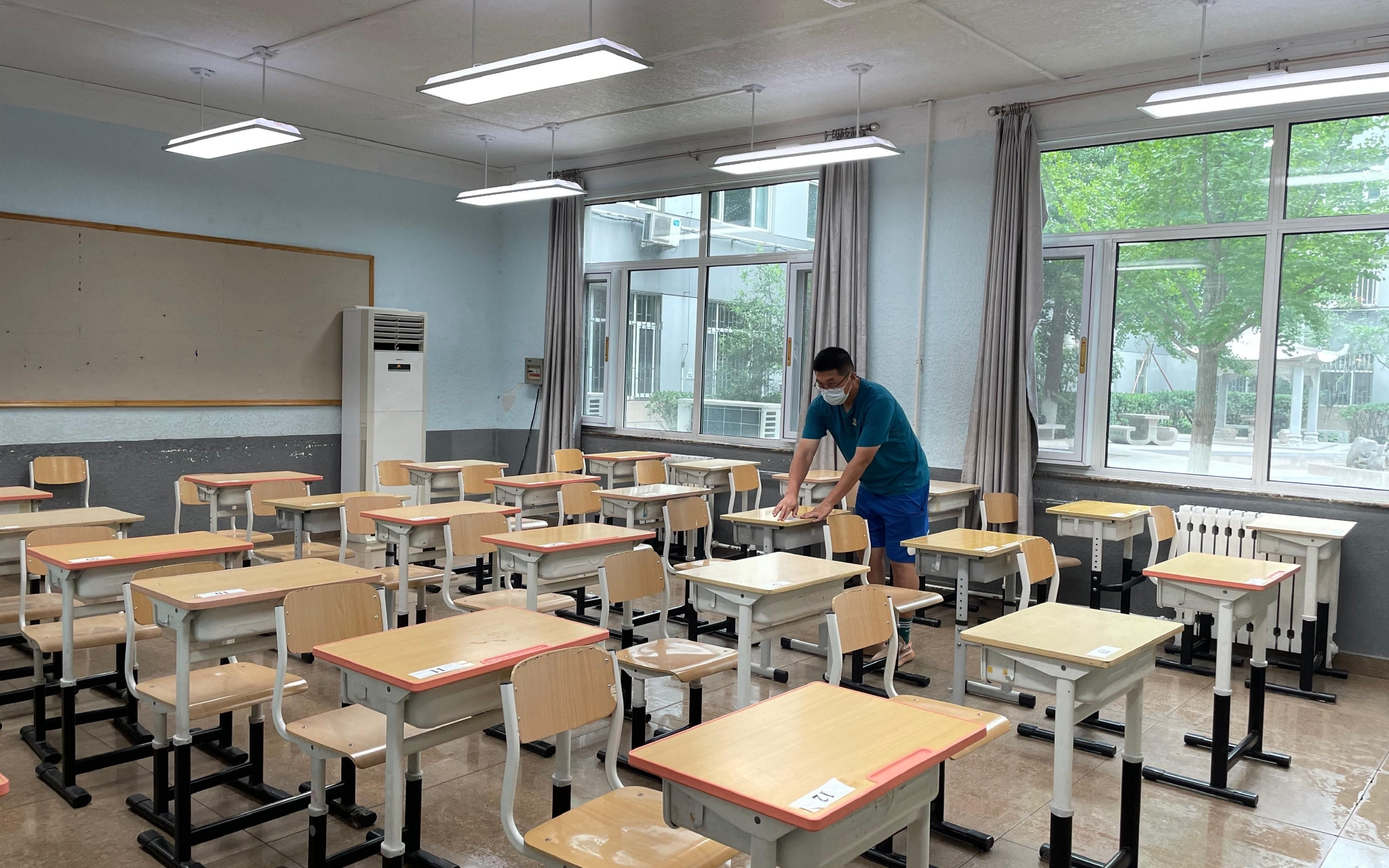 细化涉疫场景制定应急预案北京市京源学校中考考点准备就绪