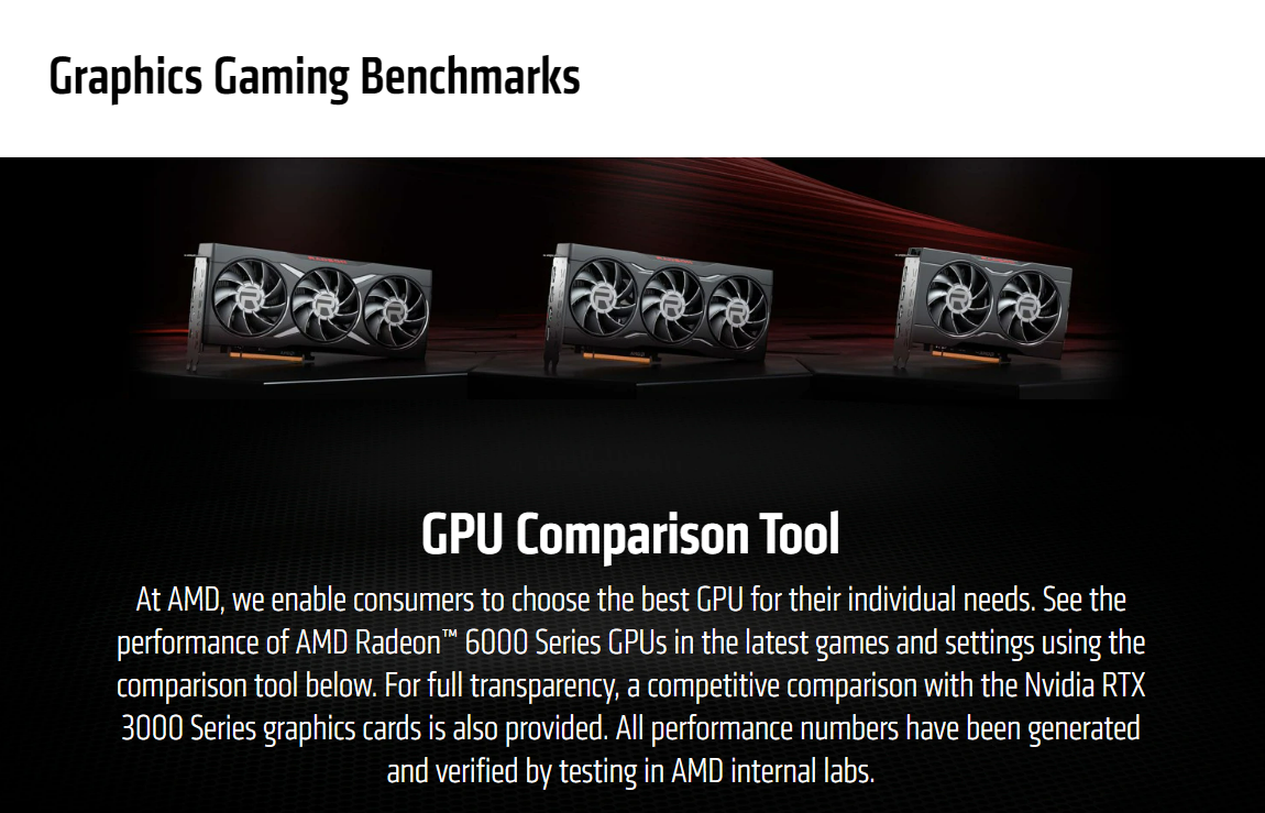 AMD显卡游戏对比页面上线，给玩家提供显卡选购参考休闲区蓝鸢梦想 - Www.slyday.coM