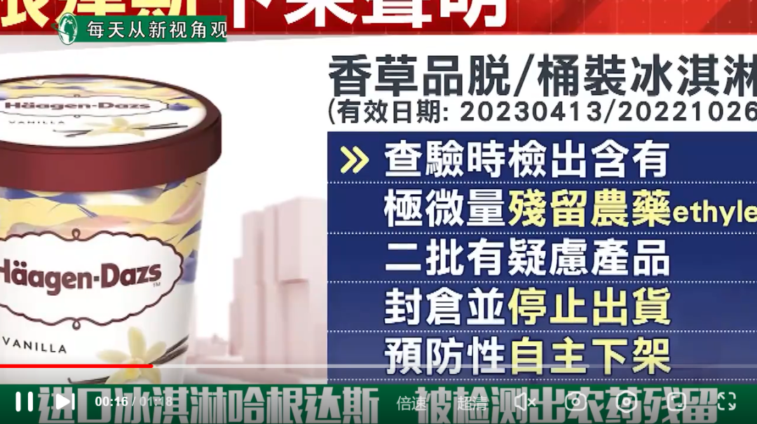 哈根达斯摊上大事！冰淇淋里检出有毒致癌物！休闲区蓝鸢梦想 - Www.slyday.coM