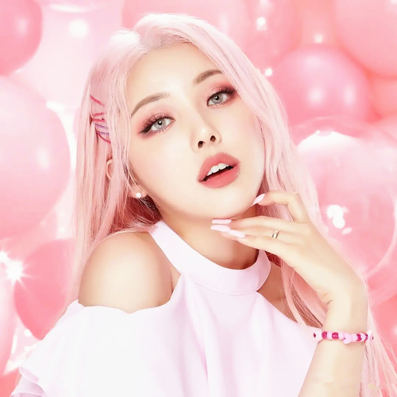 韩国彩妆女神pony 美瞳美颜加花朵装点 活出洋娃娃的美感|亮色|彩妆