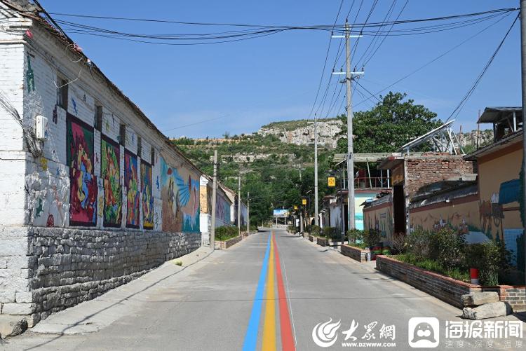 青州市邵庄镇多彩墙绘点靓美丽新村