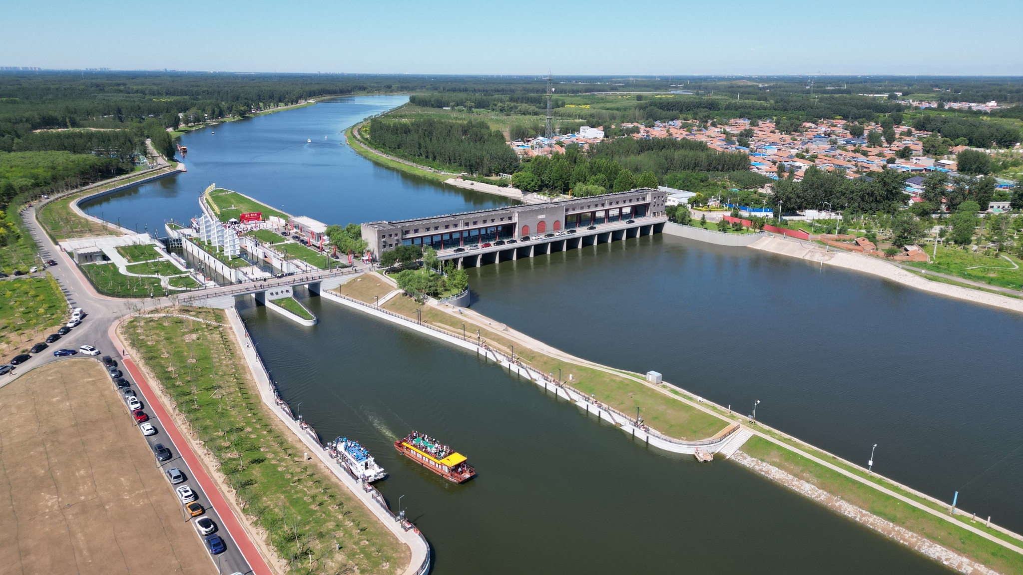 京杭大运河京冀段全线62公里实现通航|大运河|北京市|运河_新浪新闻