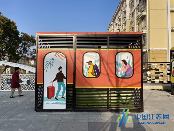 盐南高新区艺术美化配电箱点缀城市美好生活