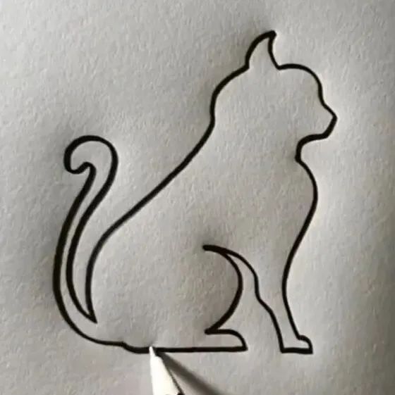 画师aram nabeel的一笔画作品,这构思和对线条的掌控超强呀