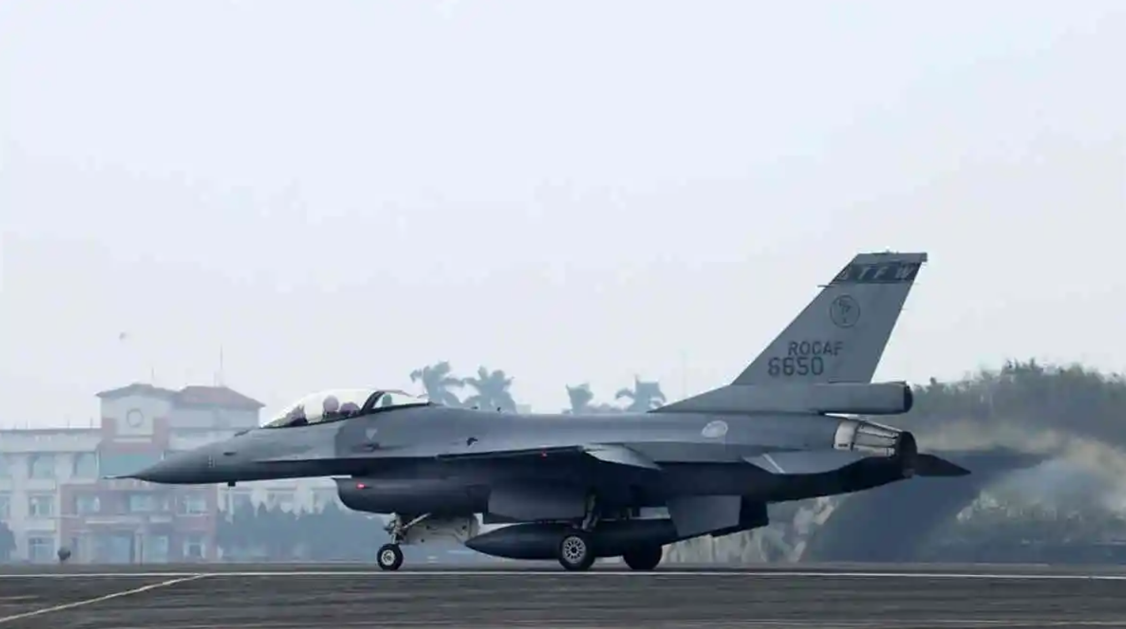 F-16V战机资料图。图源：台湾英语新闻