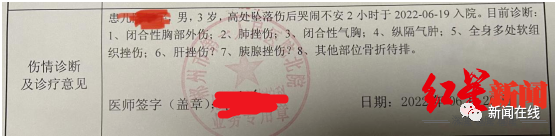 3岁男童从17楼坠落，事发前曾遭8岁男孩推倒踢打休闲区蓝鸢梦想 - Www.slyday.coM