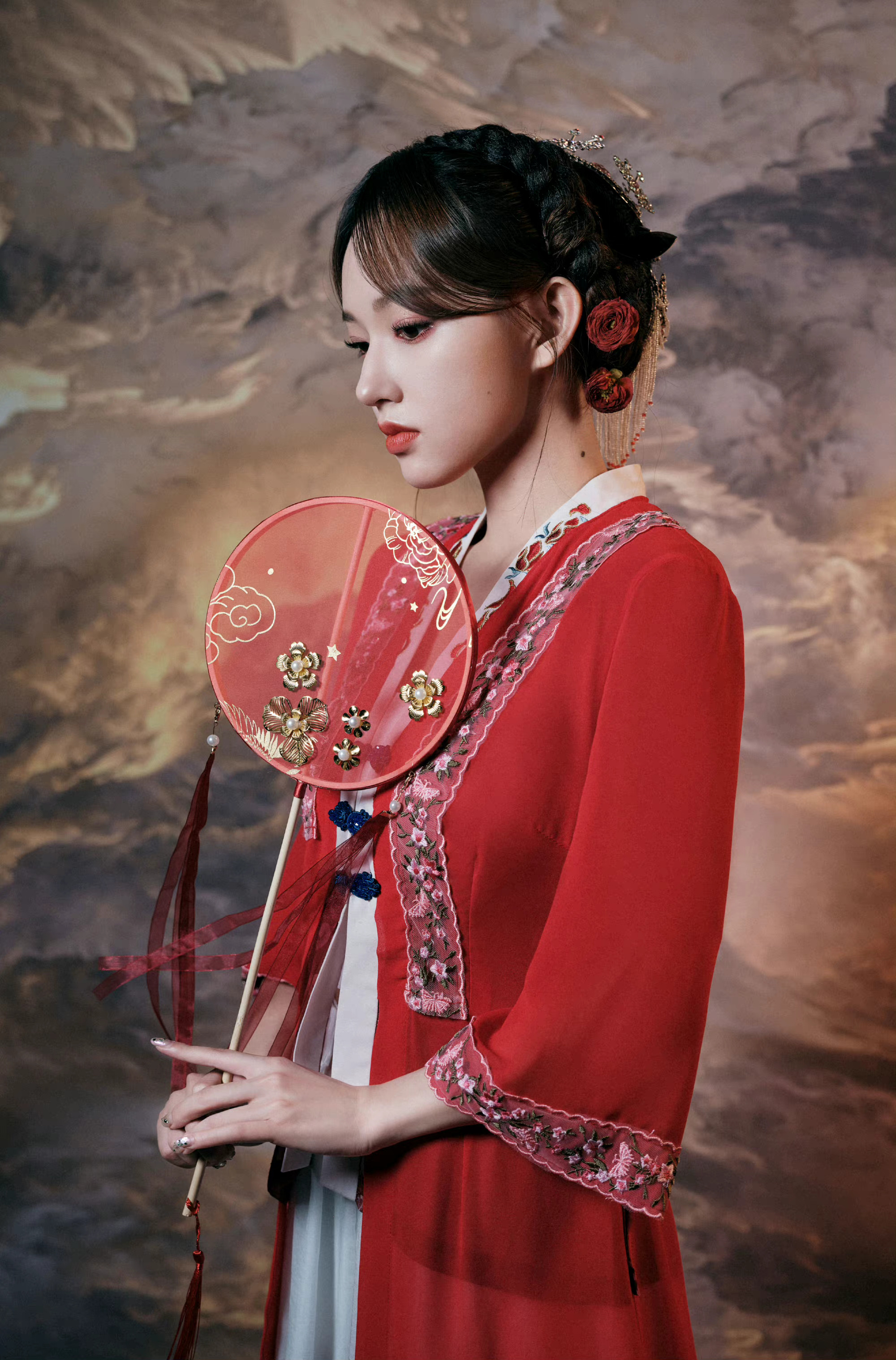 程潇红衣国风舞台##了不起舞社