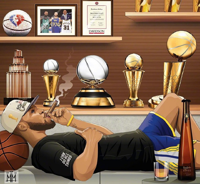 完美一年库里成最大赢家加冕三分王三项mvp授予学士学位