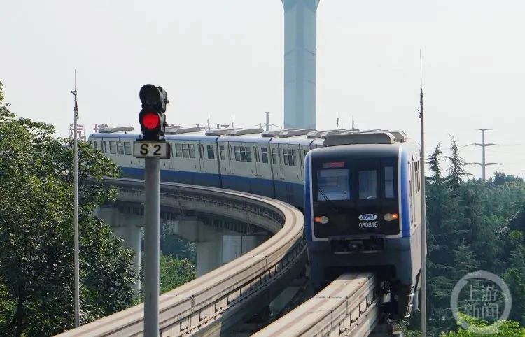6月25日,上游新闻记者从重庆交通开投轨道集团获悉,单轨3号线鱼洞