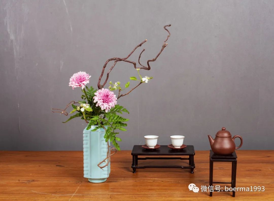 不负人间一壶茶中式茶席插花