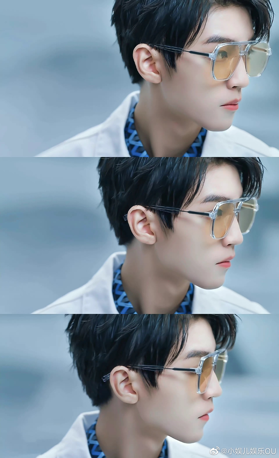 我第一个支持王俊凯戴眼镜帅到我失语