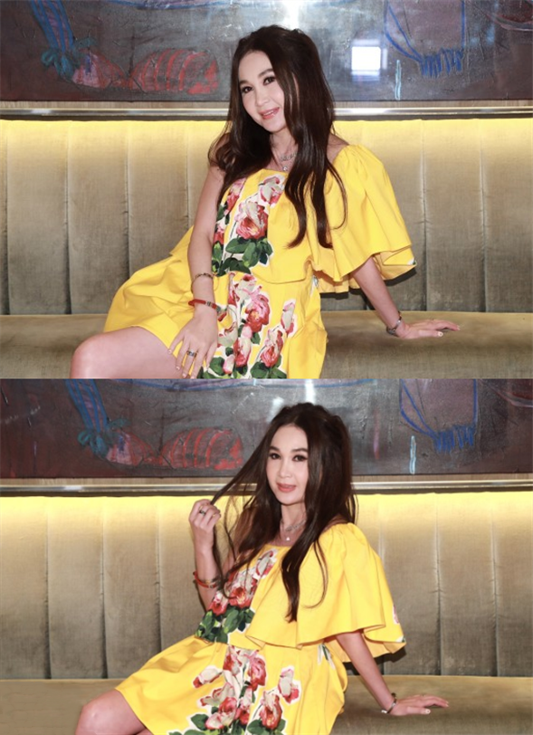 温碧霞“装嫩”用力过猛，穿粉色裙子有点违和，但看着还挺减龄的休闲区蓝鸢梦想 - Www.slyday.coM