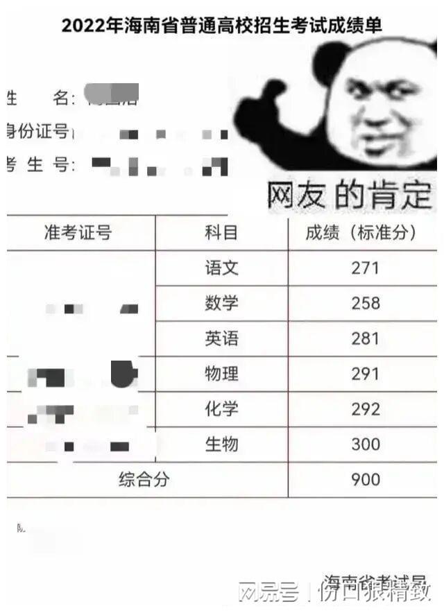 海南一男生考出900分满分，家人激动不已，网友：第一次见休闲区蓝鸢梦想 - Www.slyday.coM