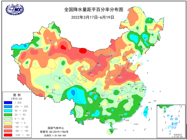 中国各地降水量分布图图片