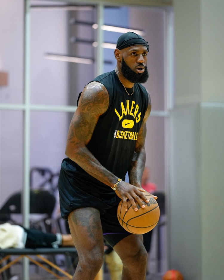 知名训练师晒詹姆斯训练照:历史最伟大球员无休赛期可言|詹姆斯_新浪