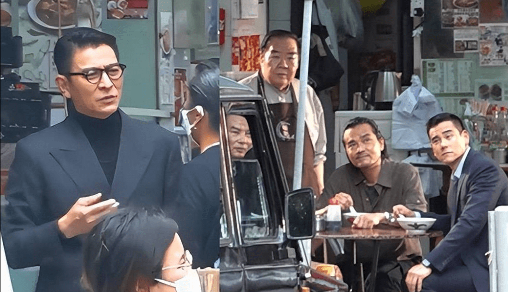 60岁刘德华近况曝光，穿西装戴眼镜造型严肃，在剧组气场强大休闲区蓝鸢梦想 - Www.slyday.coM