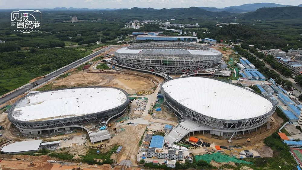 見攝自貿港3年這片荒地崛起儋州新地標