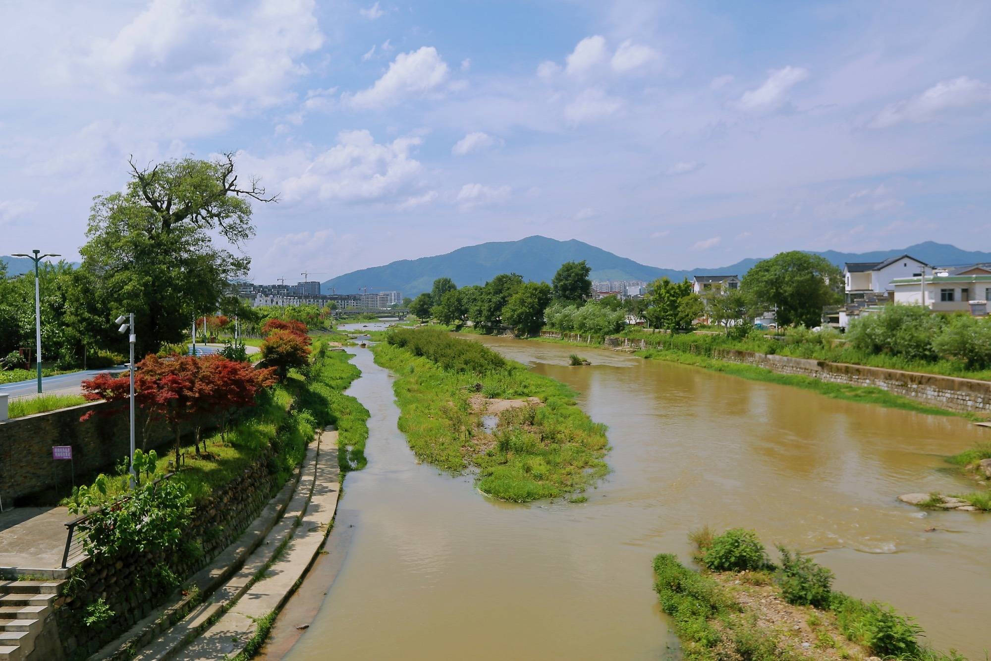 黄山浦溪河休闲旅游区环境秀美空气清新免门票却鲜为人知