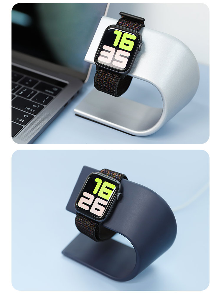 趣评测优选Apple Watch铝合金充电支架上架到微博电商店铺啦休闲区蓝鸢梦想 - Www.slyday.coM