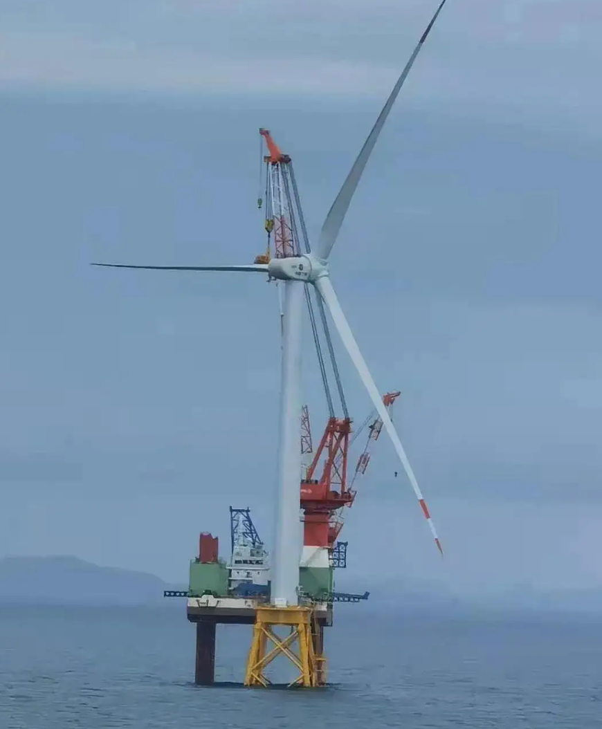 那么sl5000这款超大型海上风力发电机究竟使用