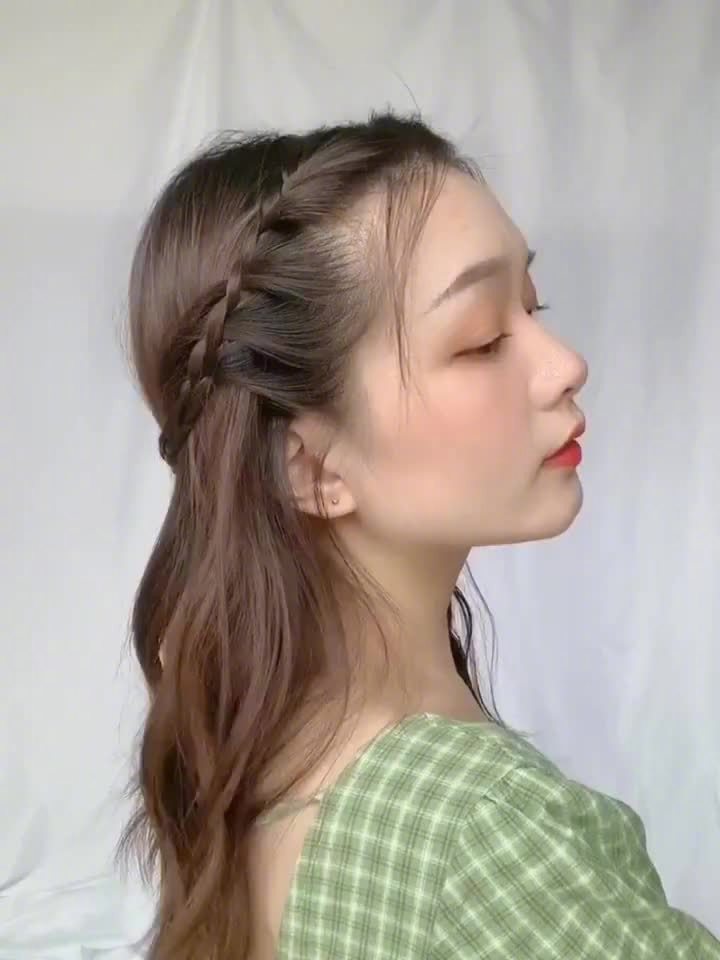 温柔半披肩发,让你秒变小仙女