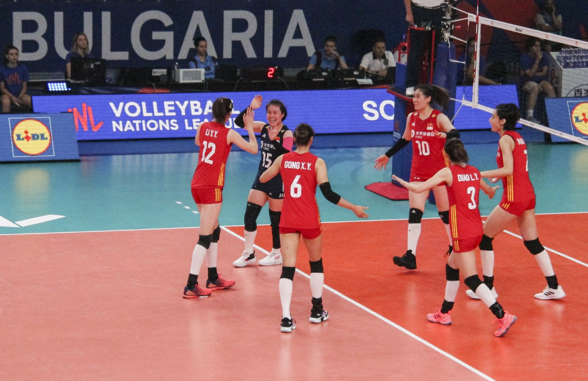 排球世界女排联赛中国对阵巴西