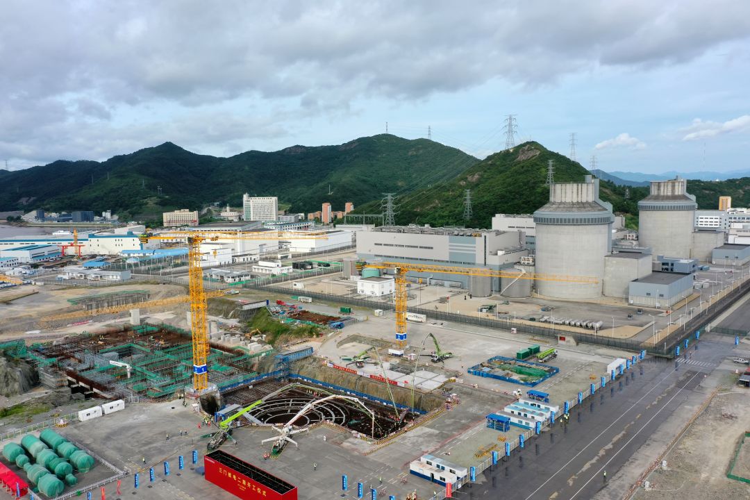 三门核电3号机组开工现场