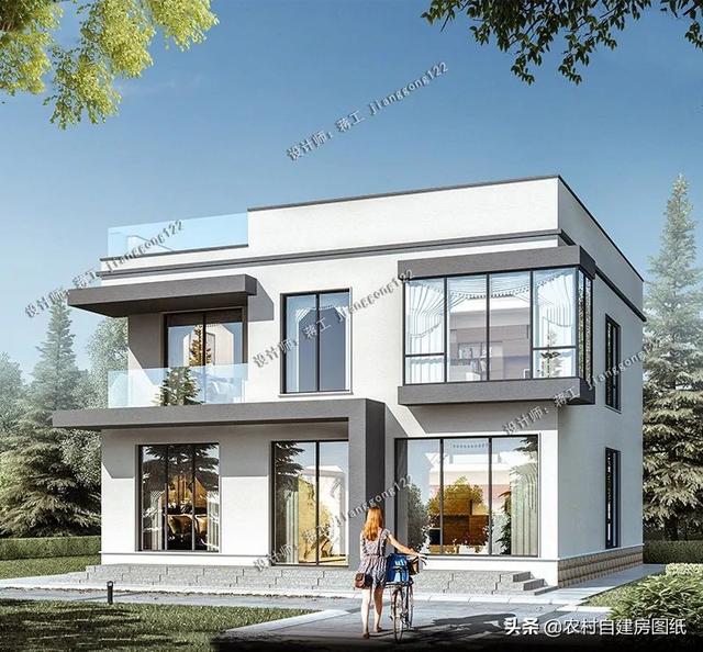 北方的朋友看过来3款颜值最高的二层小平房农村建一栋传三代