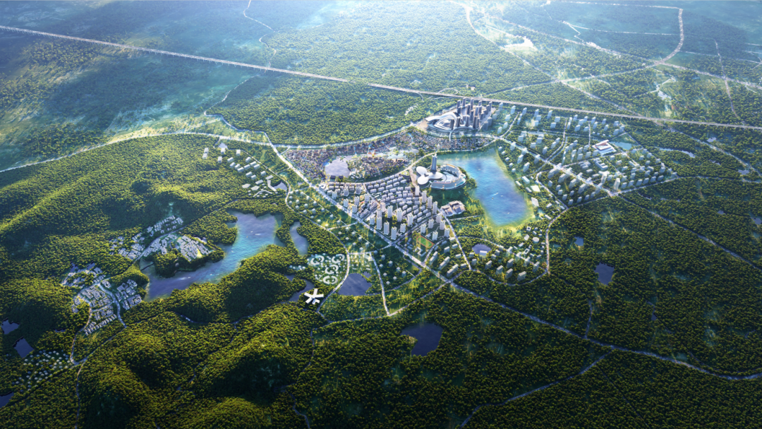 环球融创曹山未来城规划效果图