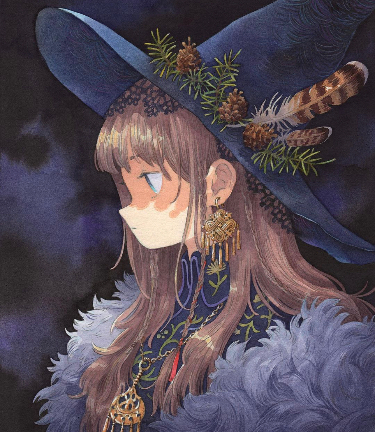 少女的故事丨插画师heikala