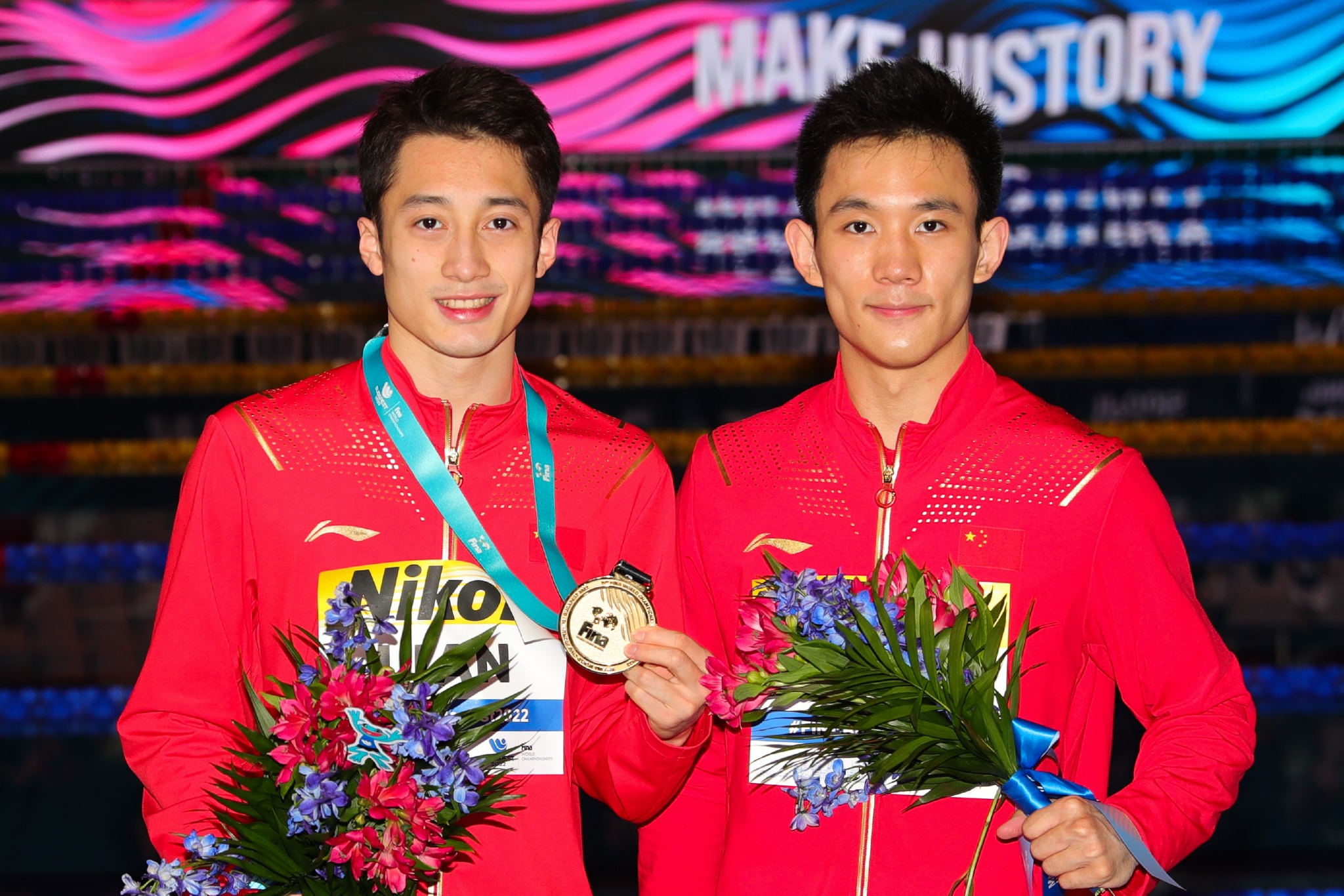 跳水练俊杰杨昊获得男子双人10米台冠军