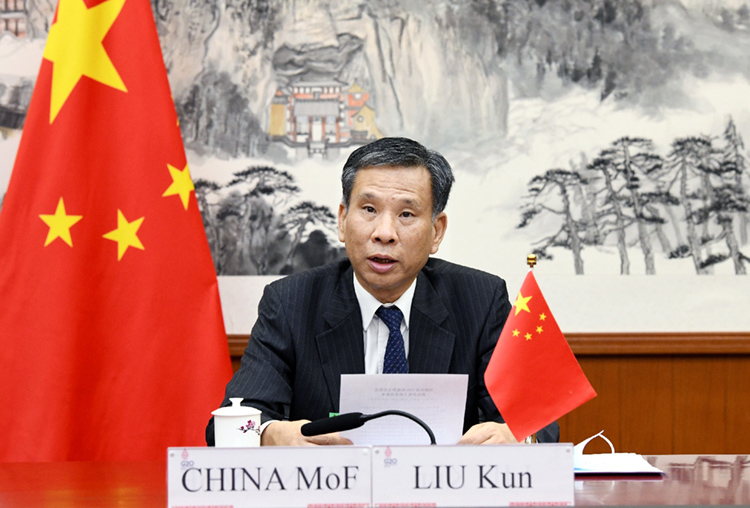 刘昆：中方支持以金融中介基金形式在世界银行新设疫情大流行防范、准备和应对基金|刘昆|中国|G20_新浪新闻