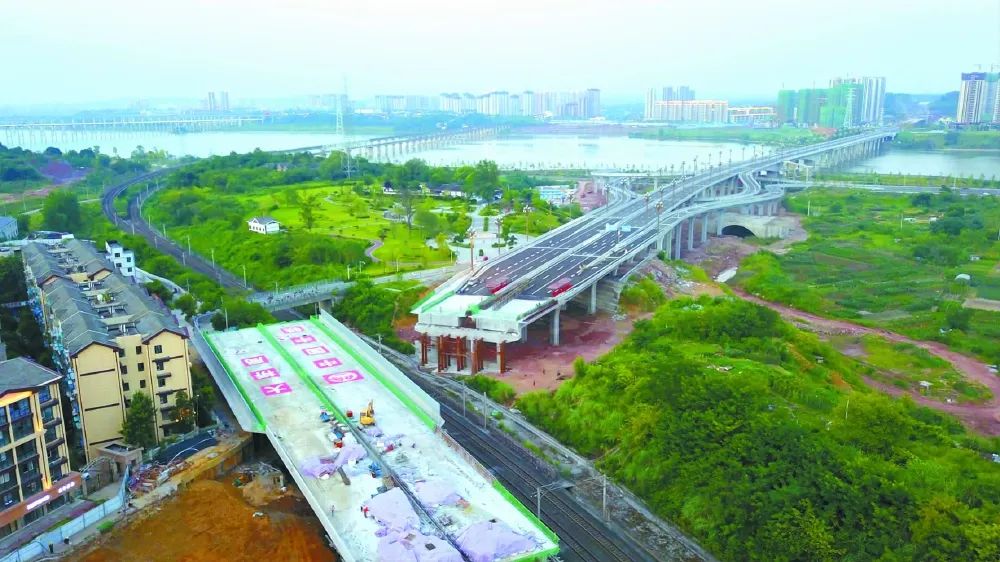 南充好消息将军路大桥顺庆段贯通