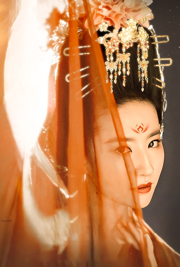 赵盼儿扮簪花仕女图真的人间绝色吧