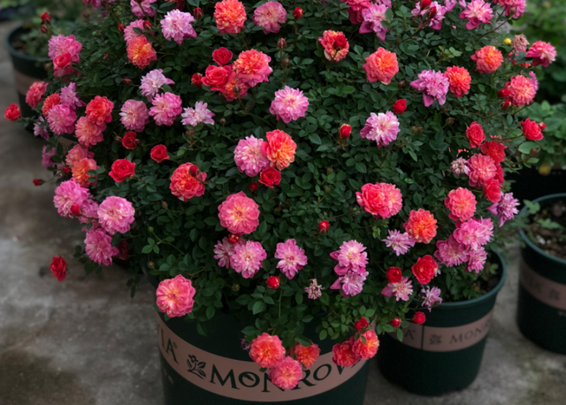 它是“花中皇后”的“代表”，一树多色花，家养超有“氛围感”休闲区蓝鸢梦想 - Www.slyday.coM