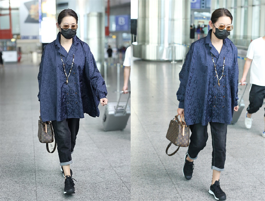 倪萍瘦下来整个人气质都变好了，穿着打扮值得奶奶们学习，很洋气休闲区蓝鸢梦想 - Www.slyday.coM