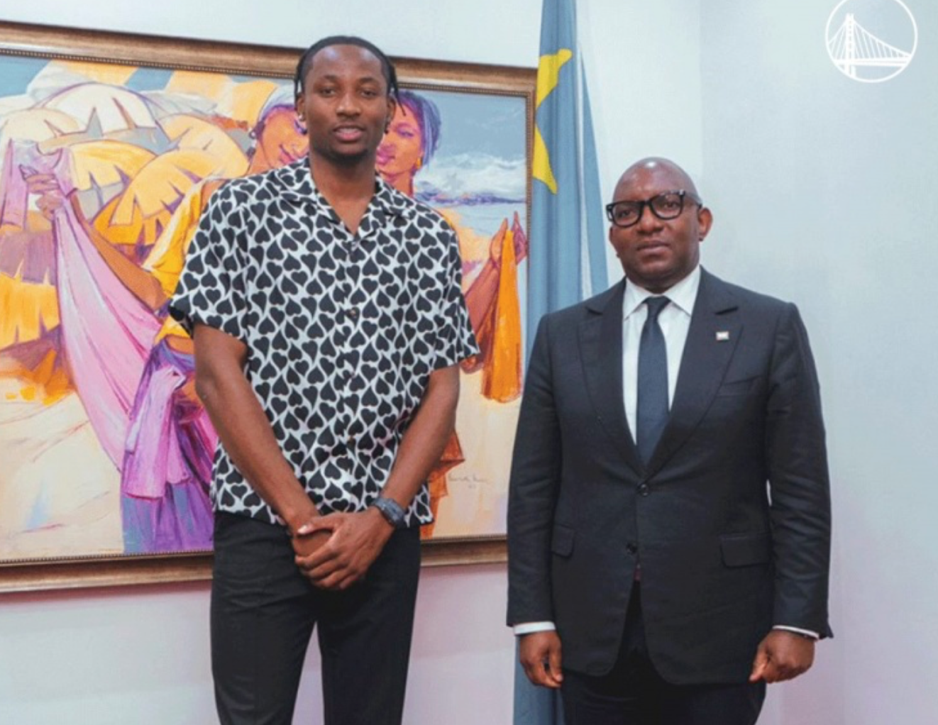 牌面!勇士官推晒库明加与刚果总统总理合照 将出战世界杯资格赛休闲区蓝鸢梦想 - Www.slyday.coM 牌面!勇士官推晒库明加与刚果总统总理合照 将出战世界杯资格赛休闲区蓝鸢梦想 - Www.slyday.coM