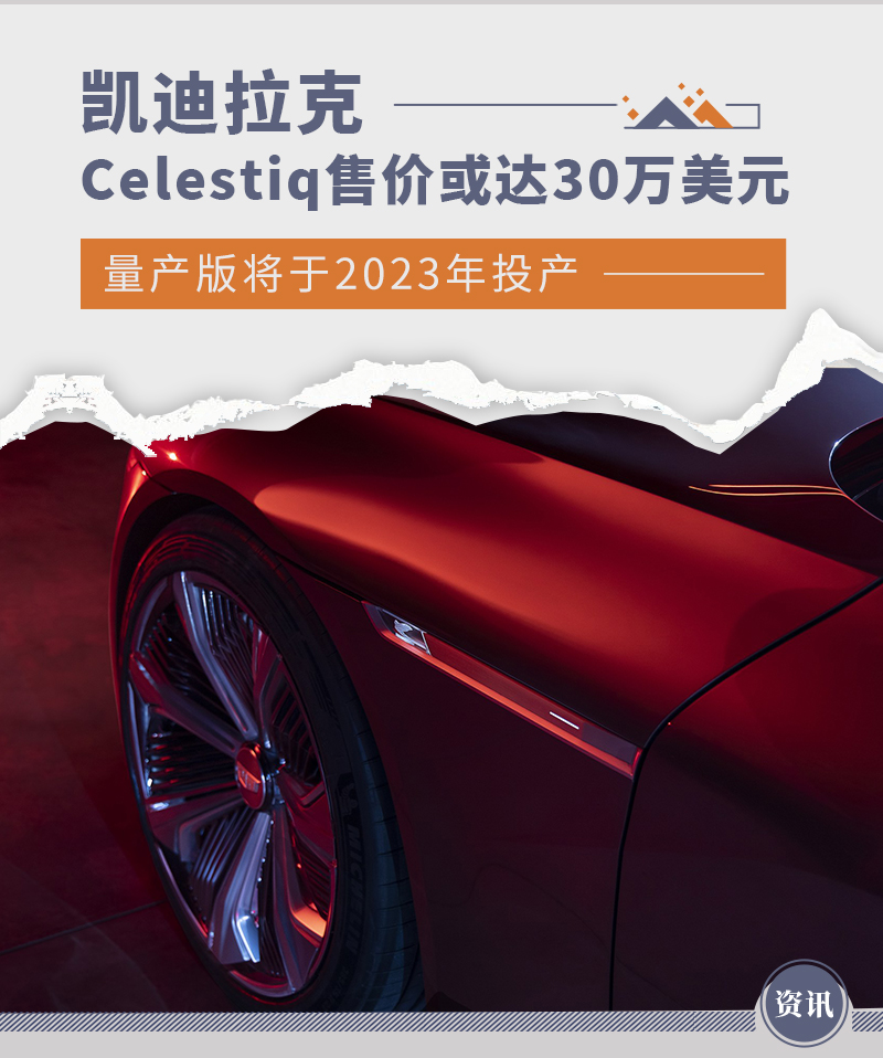 7月亮相/明年投产 凯迪拉克Celestiq起售价或达30万美元