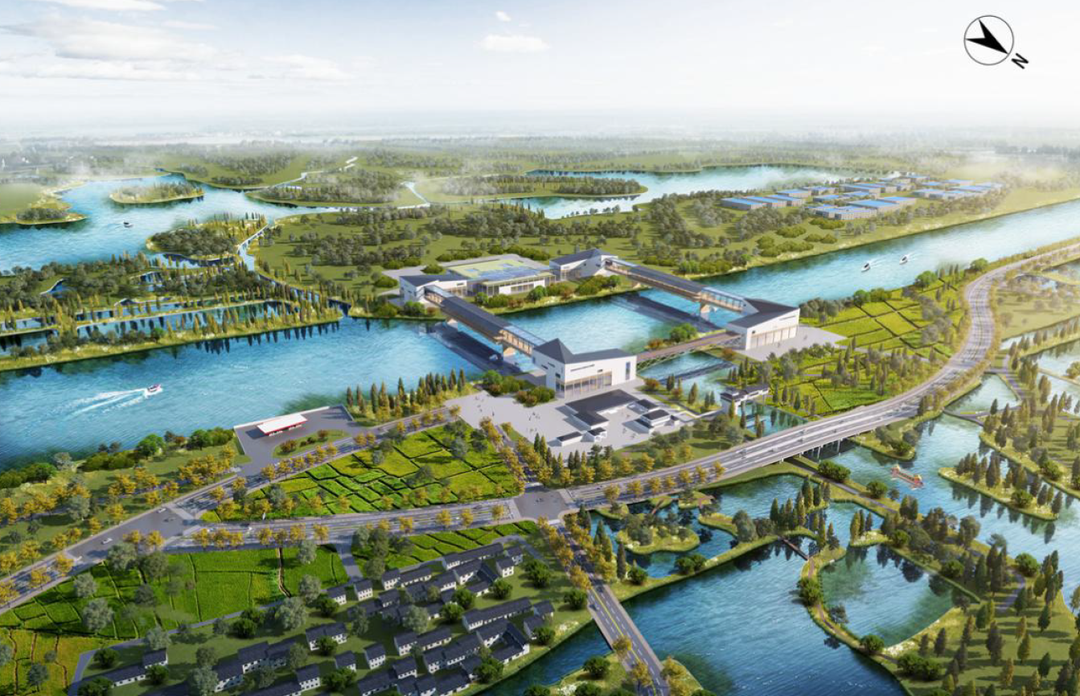 g318沪青平公路方厅水院段改线工程效果图