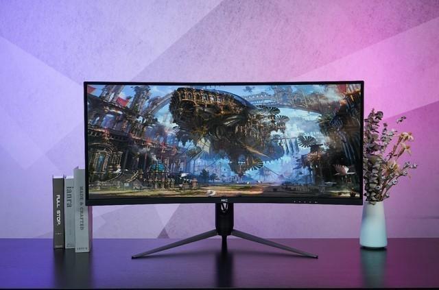曲面大屏才够电竞 hkc 34英寸带鱼屏显示器到手1699元__财经头条