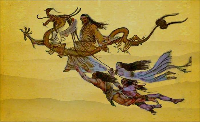 古代典籍中不断渲染龙的形象,使之神秘化