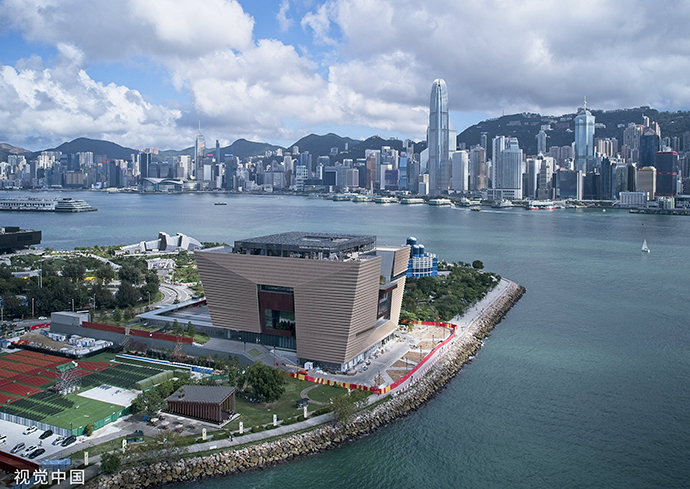 香港故宫文化博物馆延后开放八号热带气旋警告信号生效
