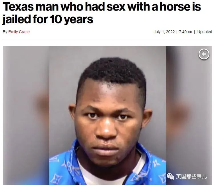 德州男子3次性侵马，终于被当场逮住，被判10年刑期！休闲区蓝鸢梦想 - Www.slyday.coM